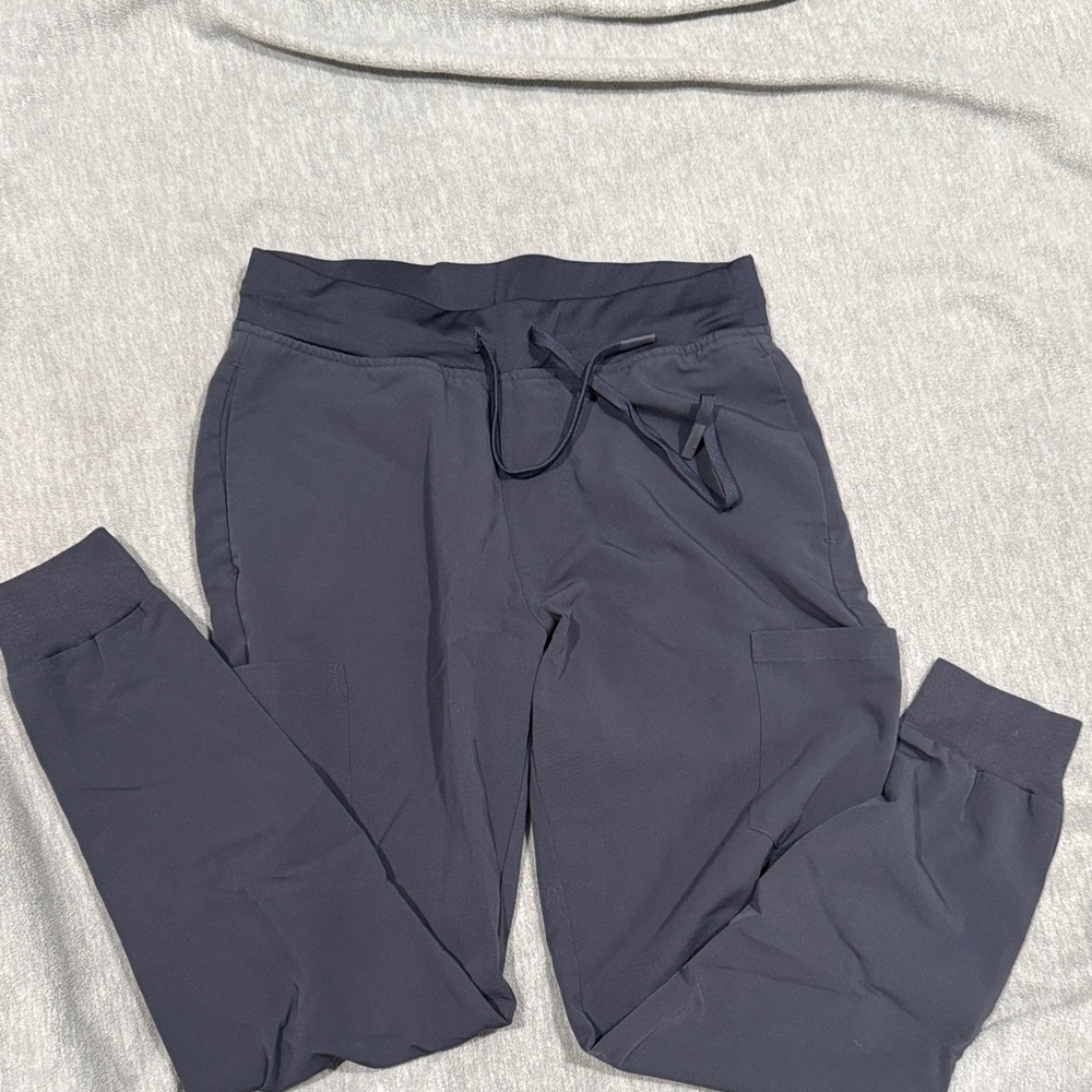Mandala 9 Pocket Joggers Scrub Bottom - Pewter